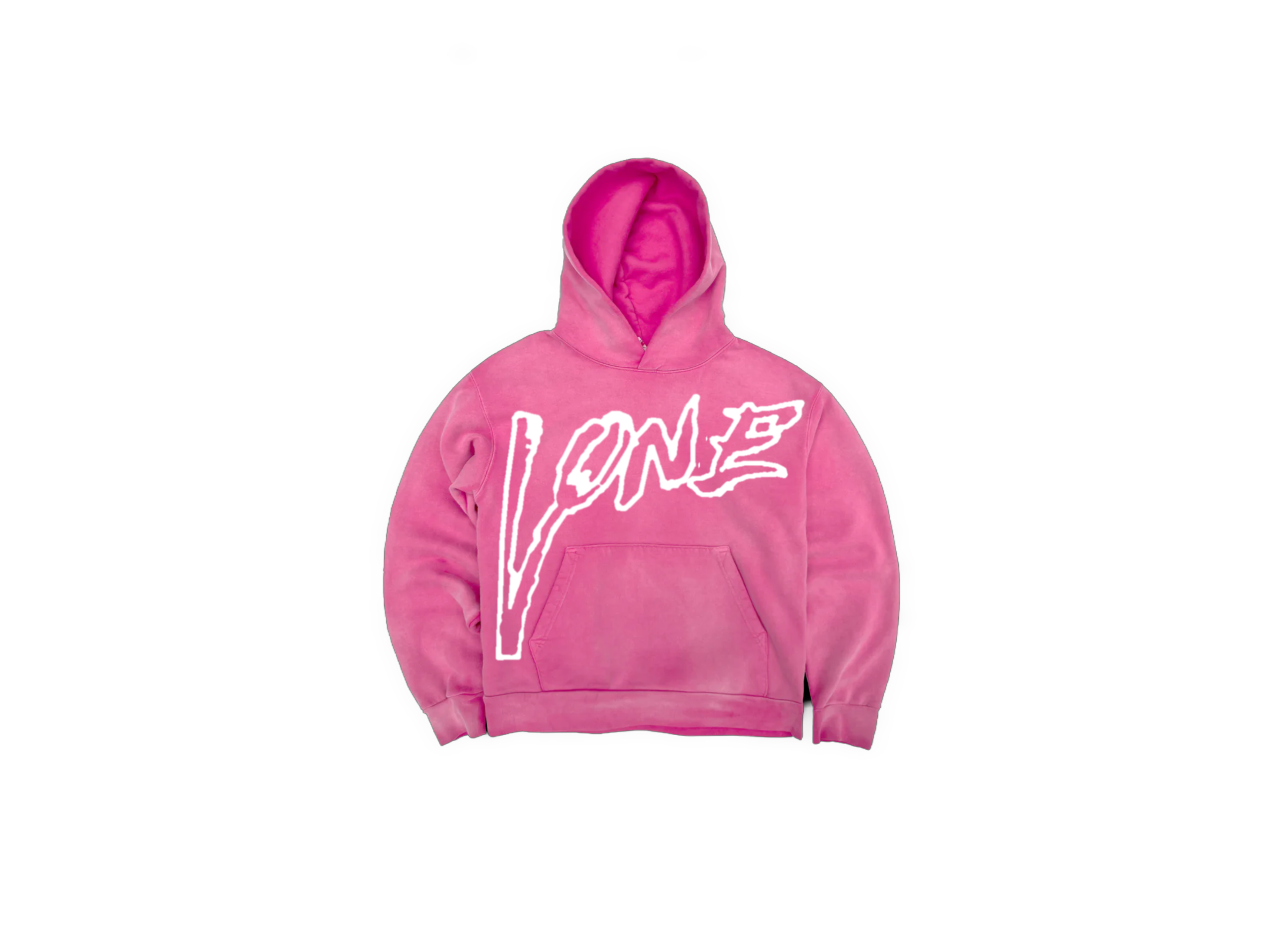 PINK LONE HOODIE