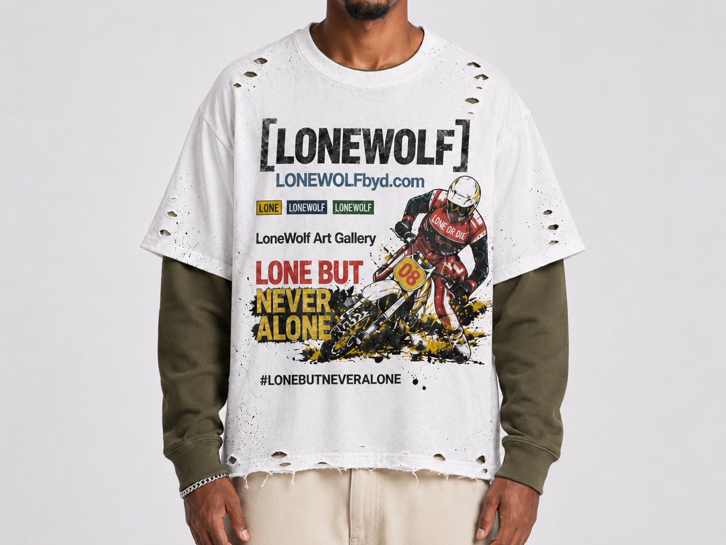 LONE RIDER TEE