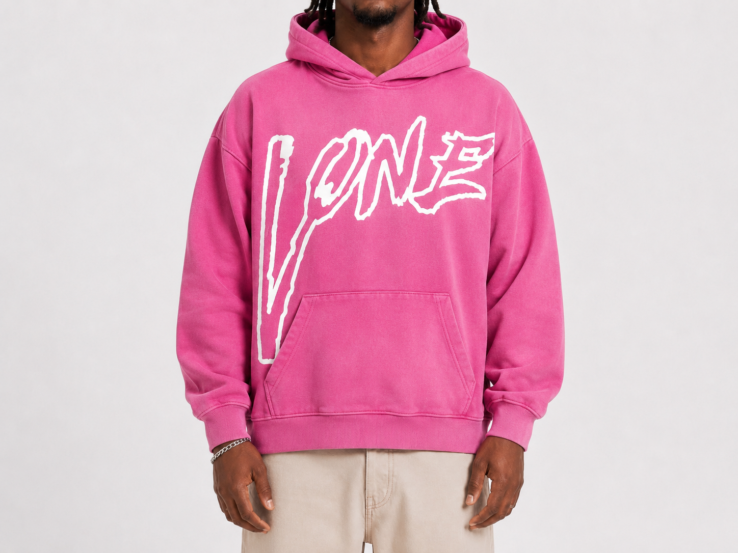 PINK LONE HOODIE 2.0
