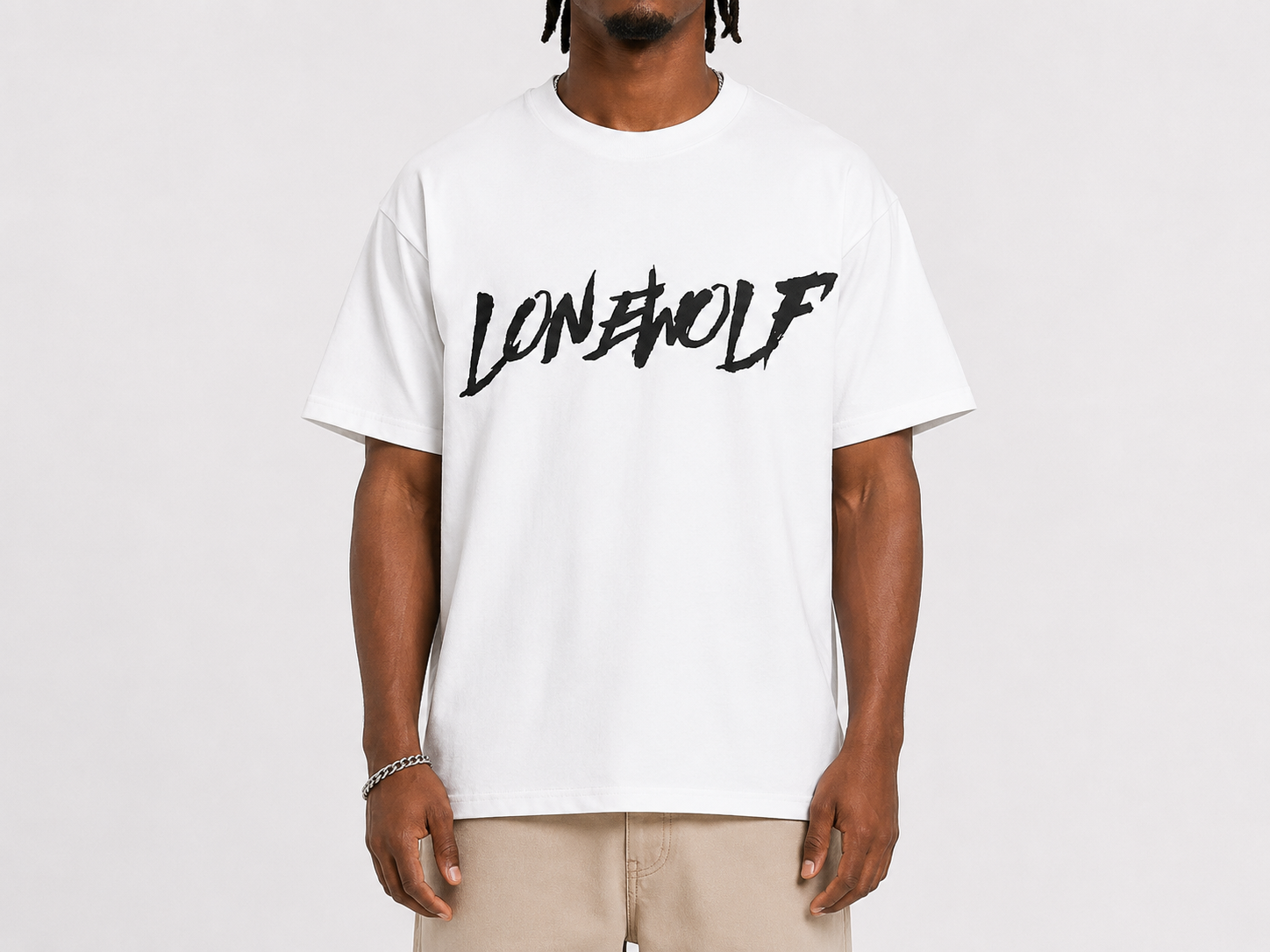 LONEWOLF GRAPHIC TEE (WHITE)