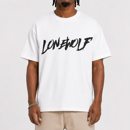LONEWOLF GRAPHIC TEE (WHITE)