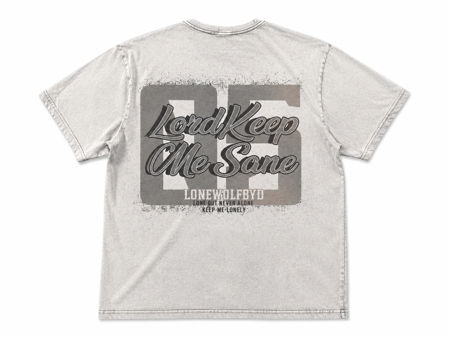 WHITE LONE MAP TEE