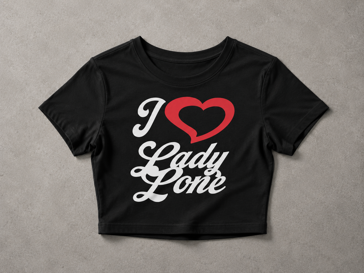 I LOVE LADY LONE TEE