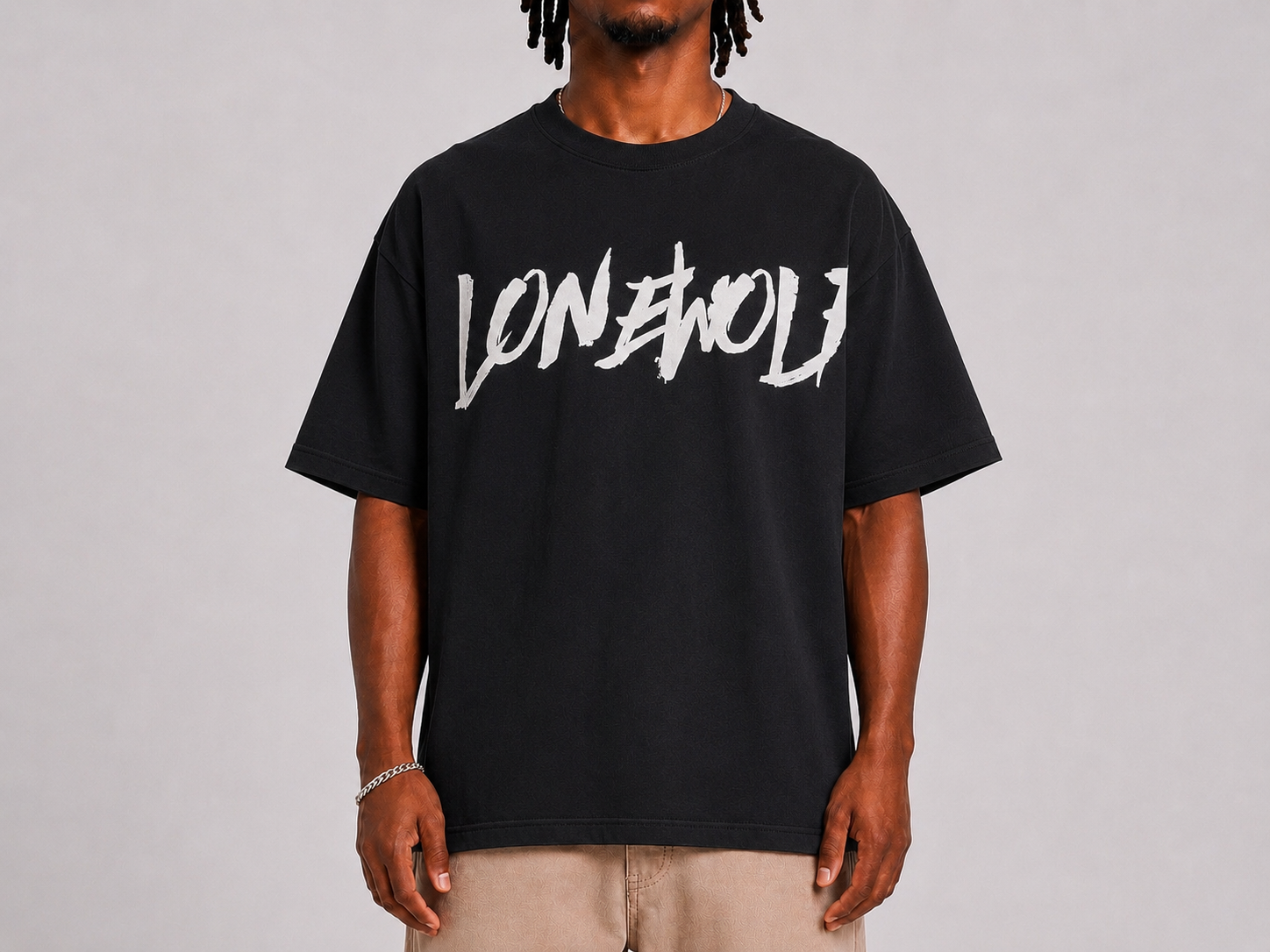 LONEWOLF GRAPHIC TEE (BLACK)